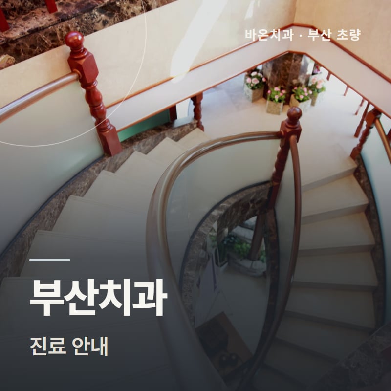 부산치과 진료 안내
